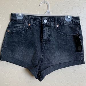 Wild Fable High Rise Black Denim Shorts